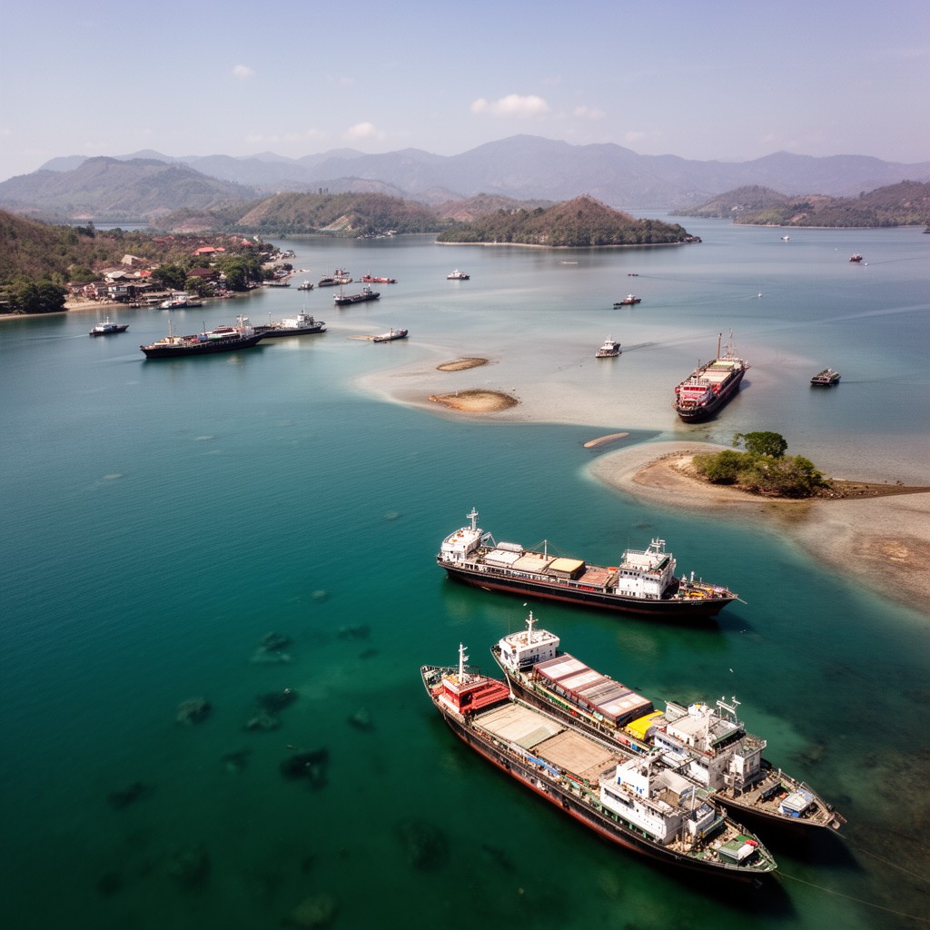 AI-generated illustration of Java Sea