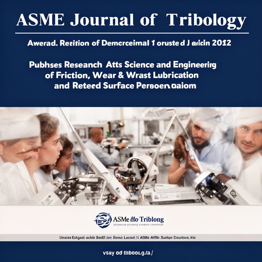 AI-generated illustration of ASME Journal of Tribology