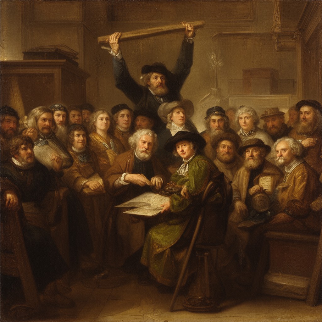 AI-generated illustration of Bredius 439