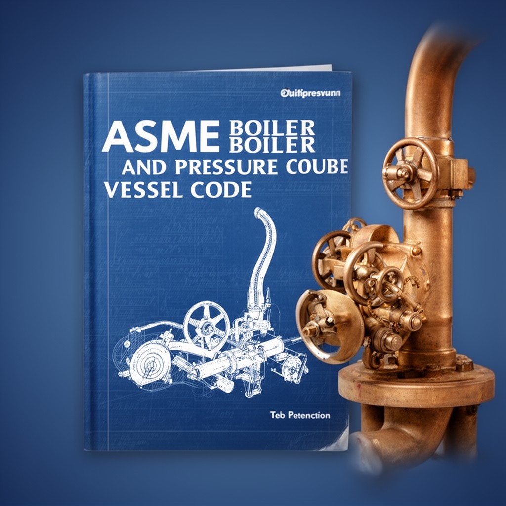 AI-generated illustration of ASME Boiler and Pressure Vessel Code
