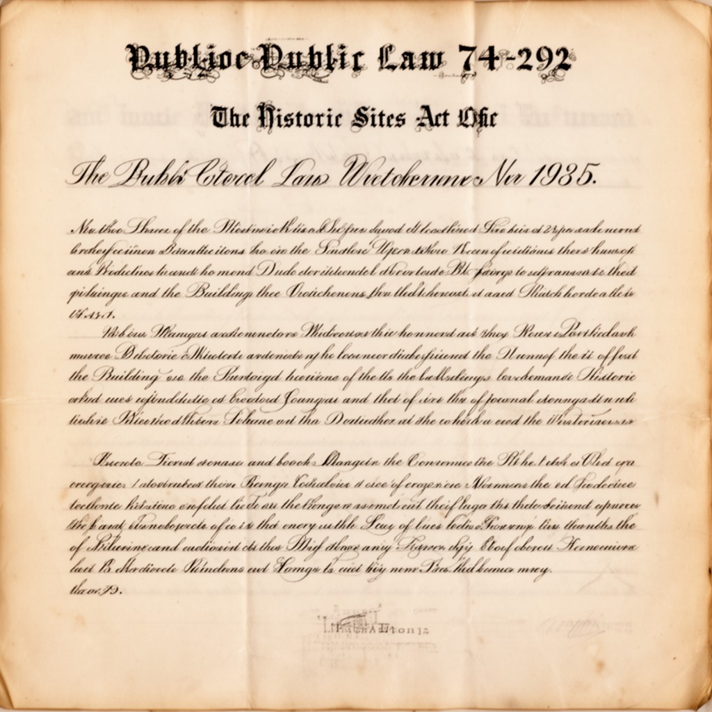 AI-generated illustration of Public Law 74-292