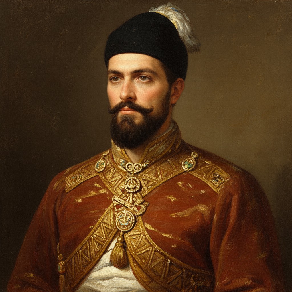AI-generated illustration of Murad Bey
