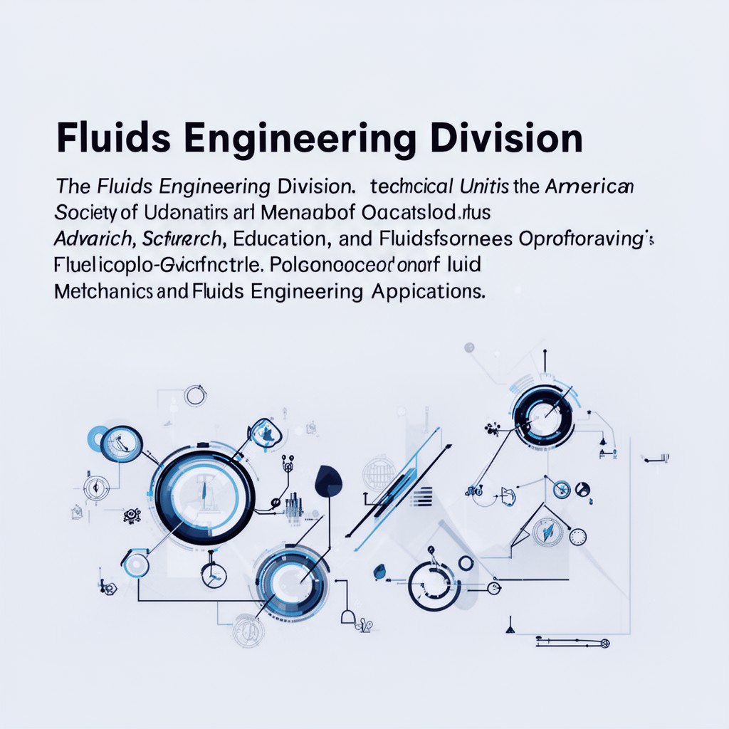 AI-generated illustration of Fluids Engineering Division