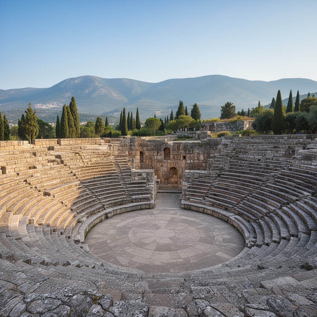 AI-generated illustration of Epidaurus