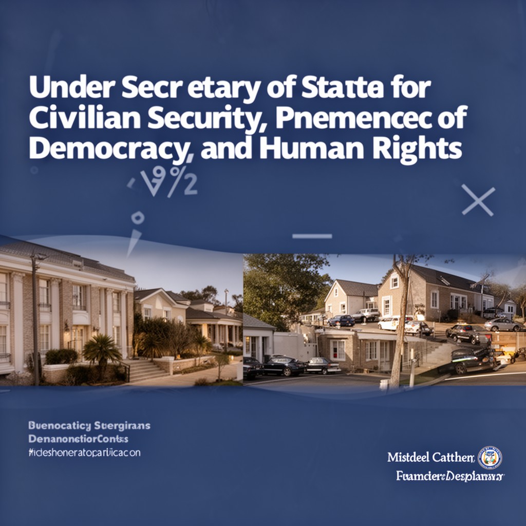 AI-generated illustration of Under Secretary of State for Civilian Security, Democracy, and Human Rights
