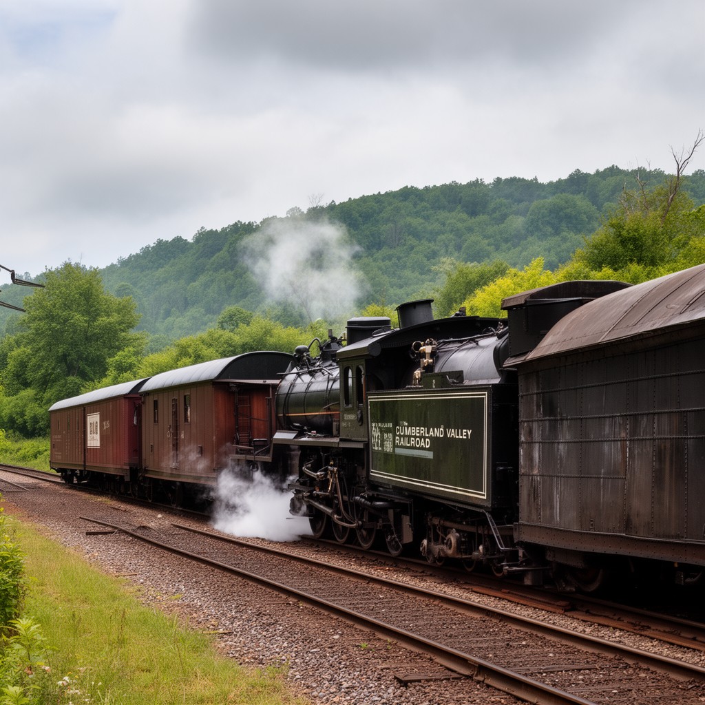 AI-generated illustration of Cumberland Valley Railroad