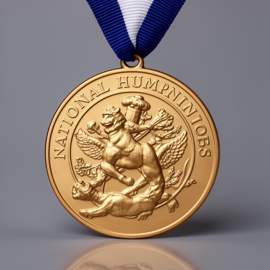 AI-generated illustration of National Humanities Medal
