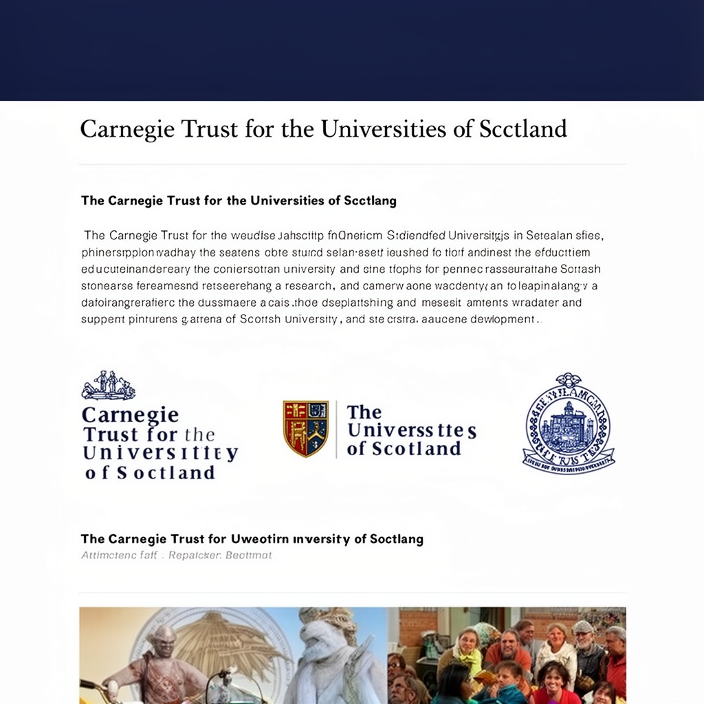 AI-generated illustration of Carnegie Trust for the Universities of Scotland