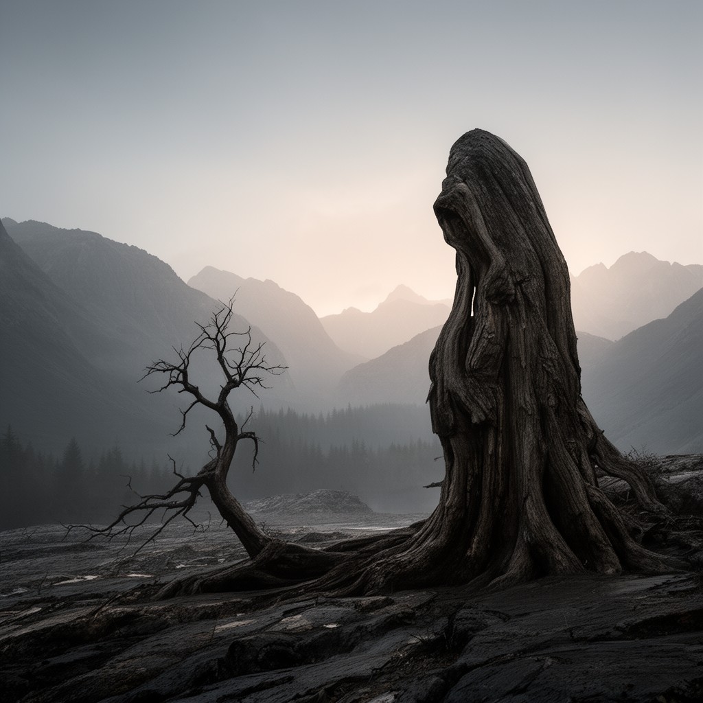 AI-generated illustration of The Wanderer