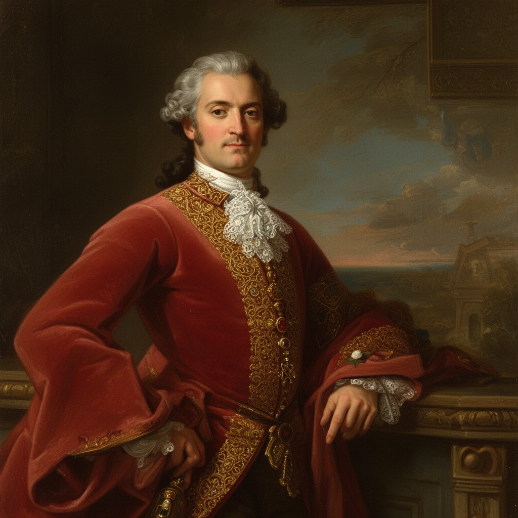 AI-generated illustration of Philippe, Duke of Anjou