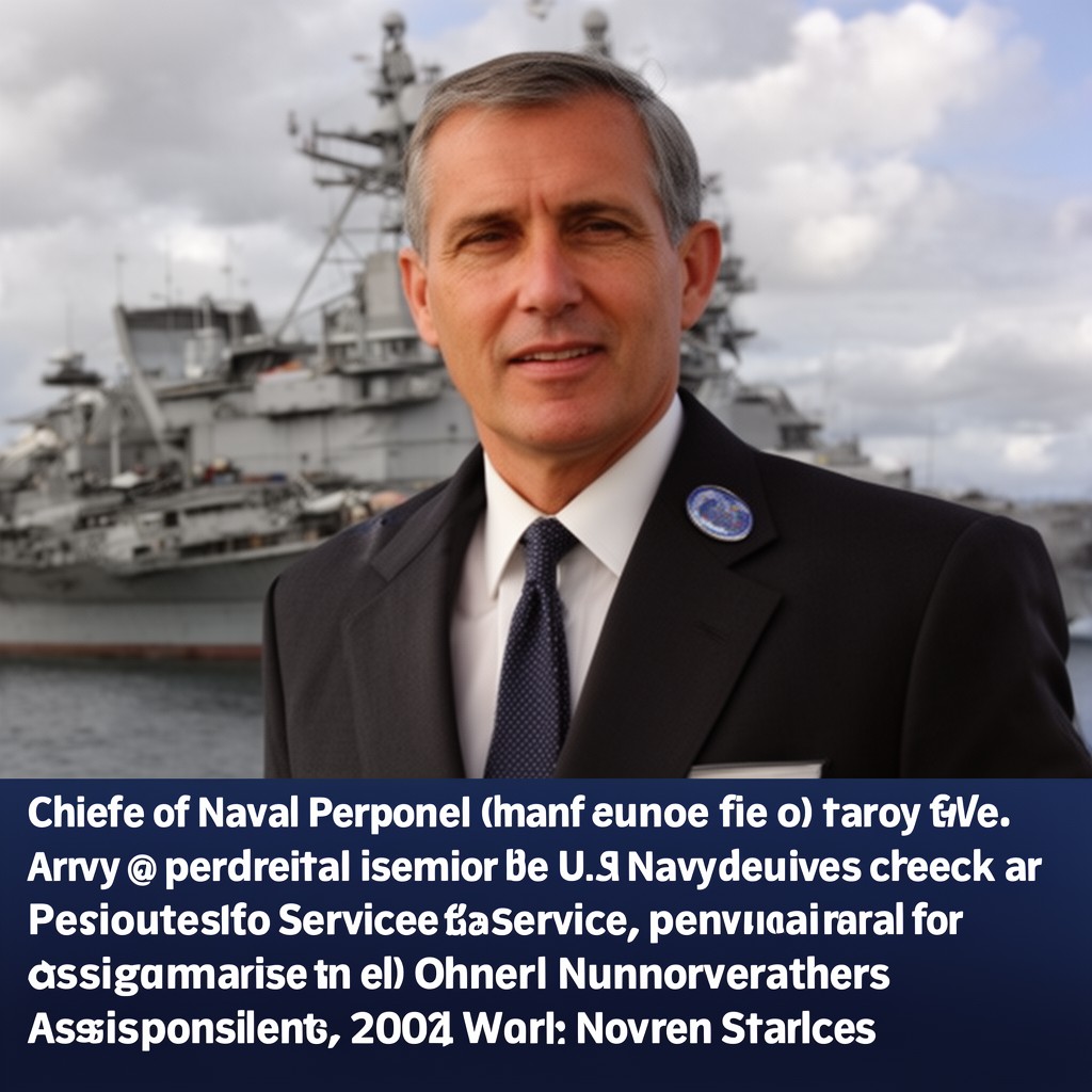 AI-generated illustration of Chief of Naval Personnel