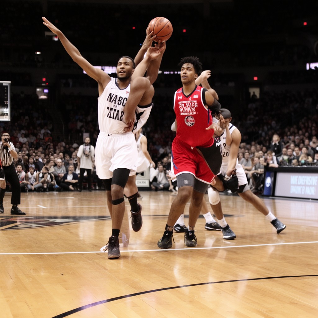 AI-generated illustration of NABC Defensive Player of the Year