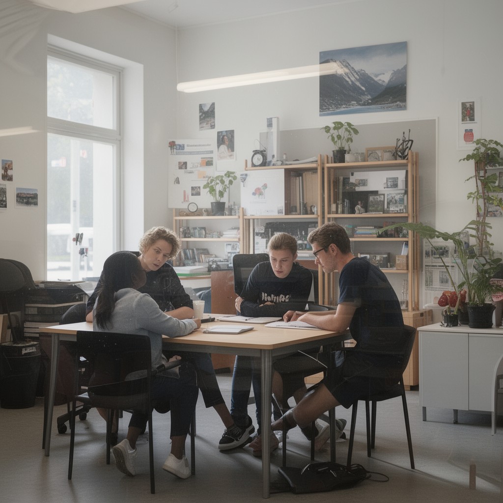 AI-generated illustration of Norwegian Directorate for Education and Training