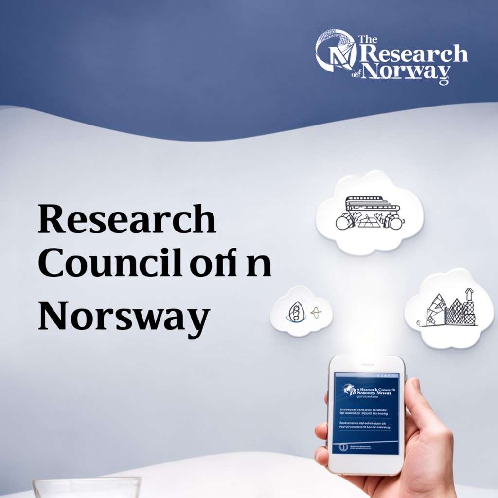 AI-generated illustration of Research Council of Norway