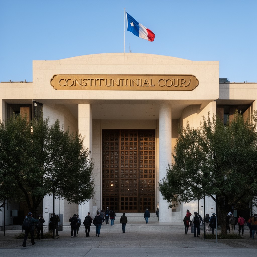 AI-generated illustration of Constitutional Court of Chile
