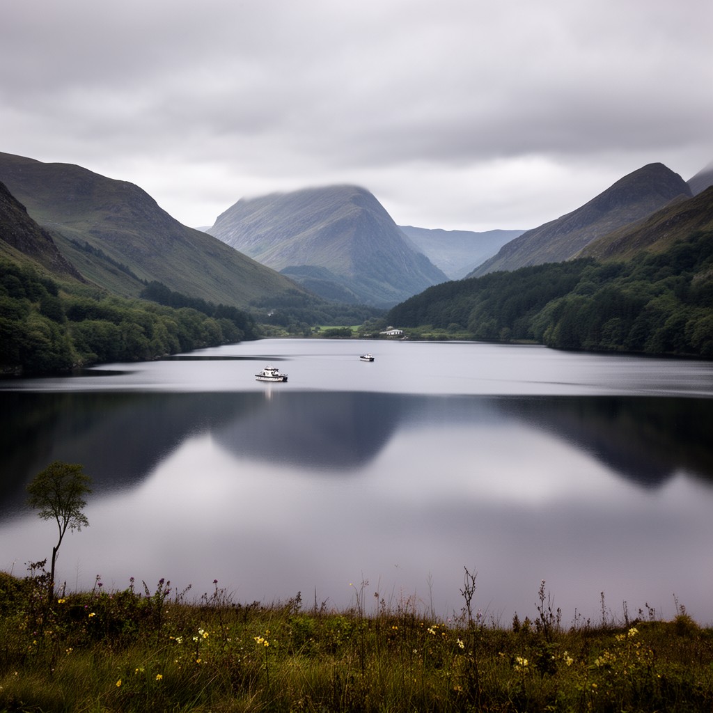 AI-generated illustration of Coniston Water