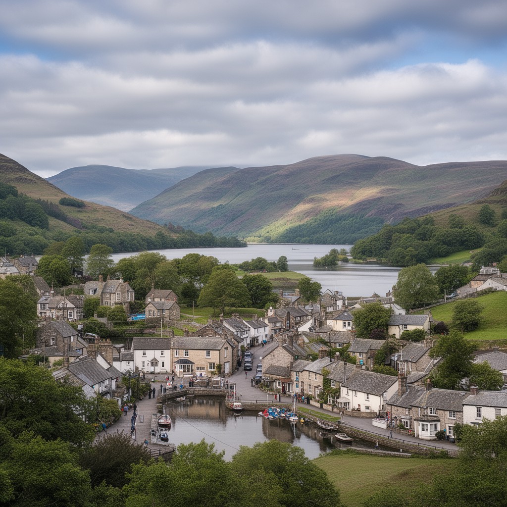 AI-generated illustration of Ambleside