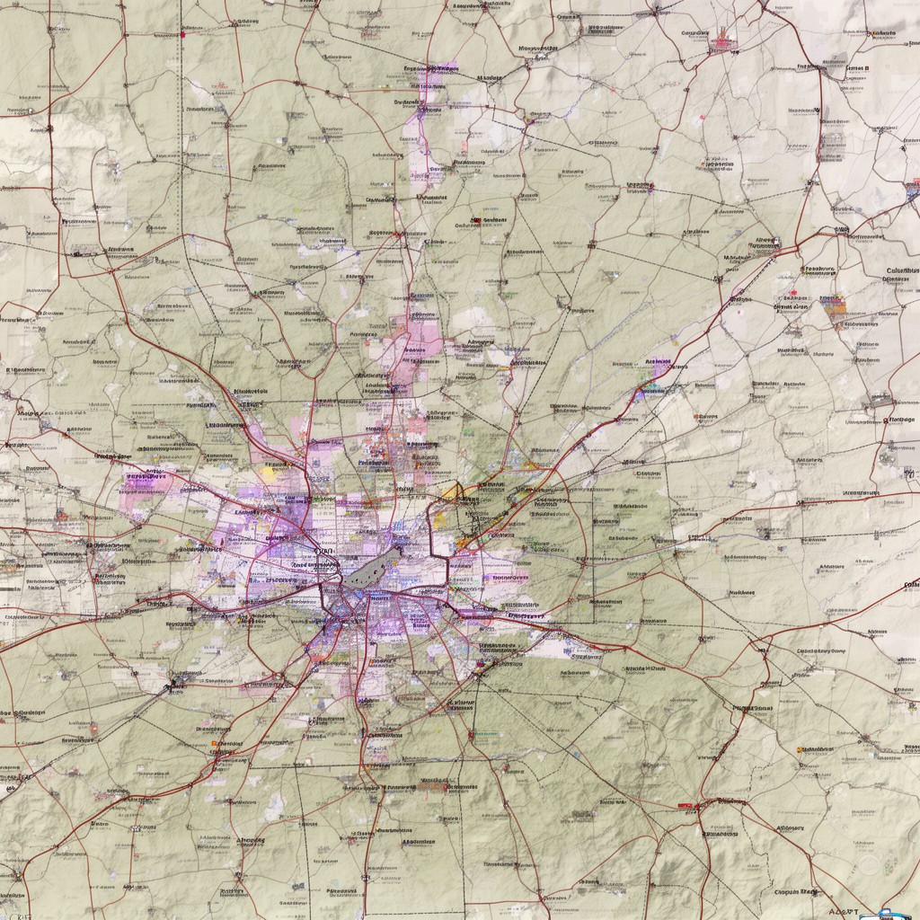 AI-generated illustration of Columbus metropolitan area
