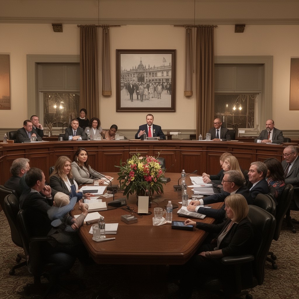 AI-generated illustration of New Orleans City Council