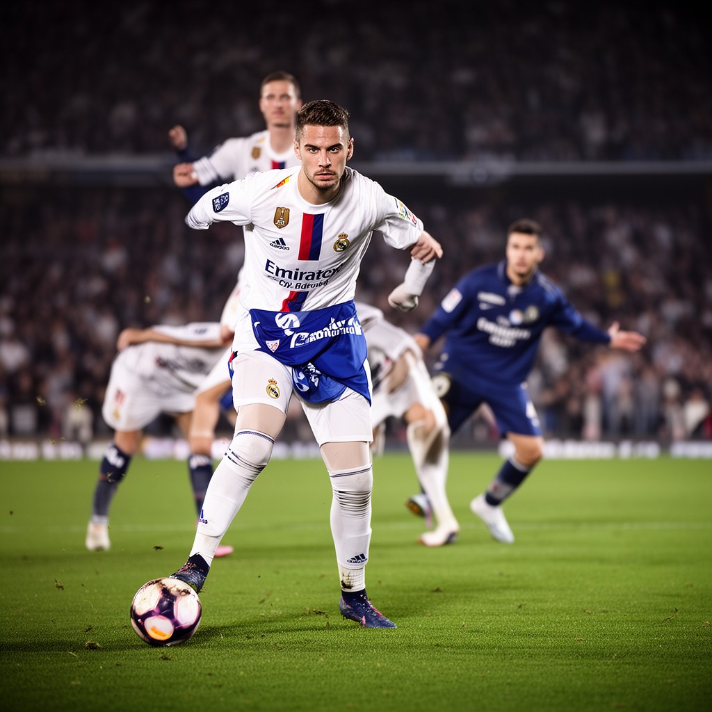 AI-generated illustration of Real Madrid CF