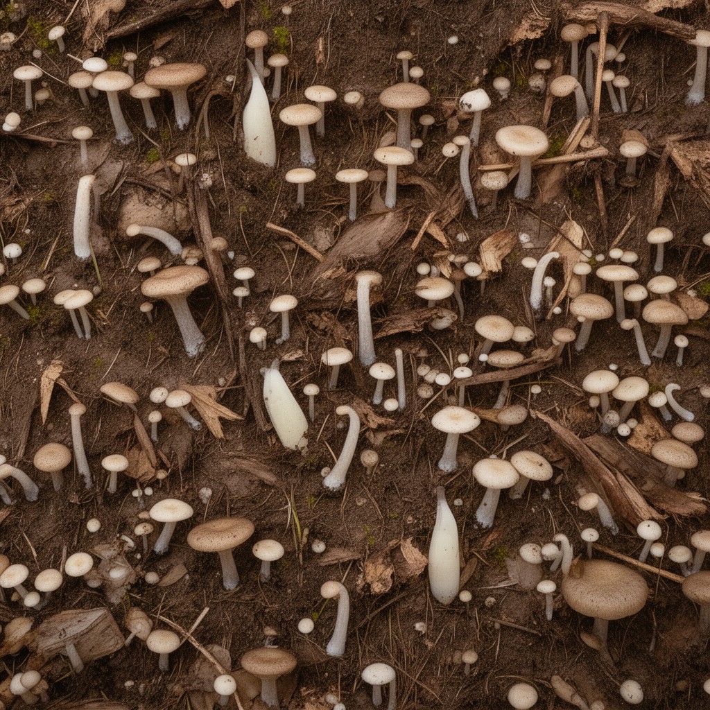 AI-generated illustration of Ascomycota