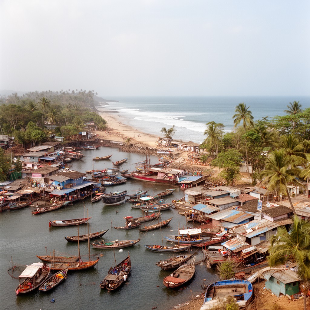 AI-generated illustration of Malabar Coast