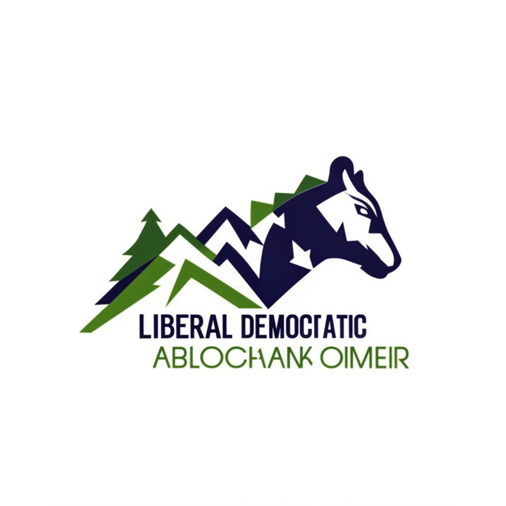 AI-generated illustration of Liberal Democratic Party (Sri Lanka)