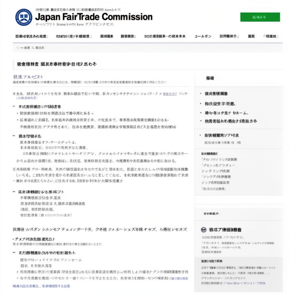 AI-generated illustration of Japan Fair Trade Commission