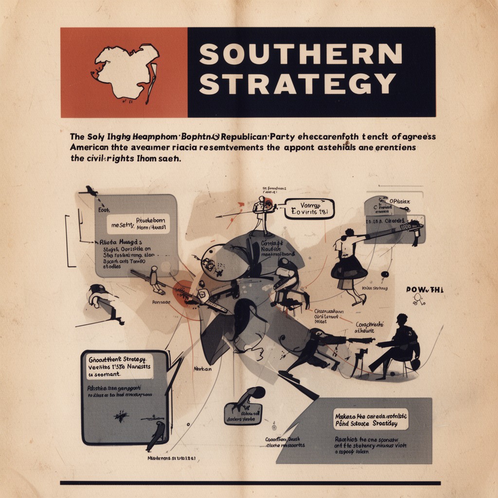 AI-generated illustration of Southern Strategy