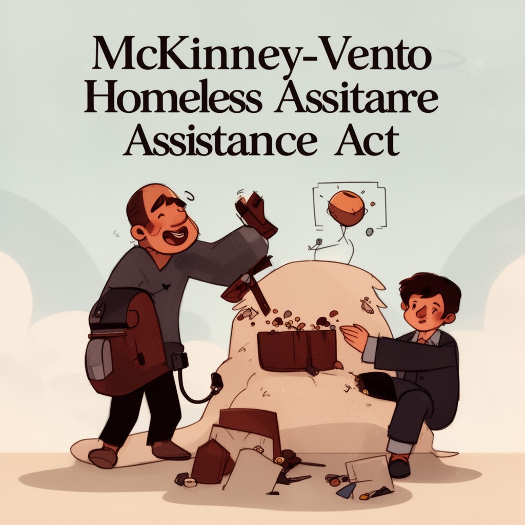 AI-generated illustration of McKinney-Vento Homeless Assistance Act