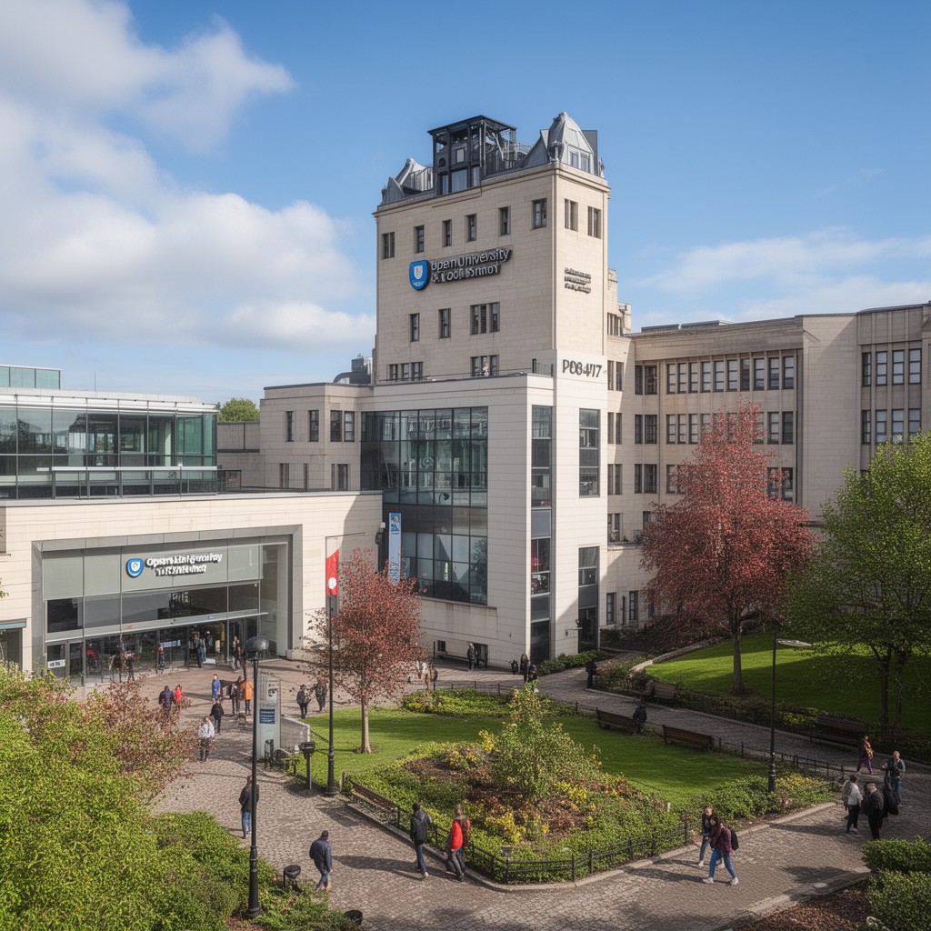 AI-generated illustration of Open University in Scotland