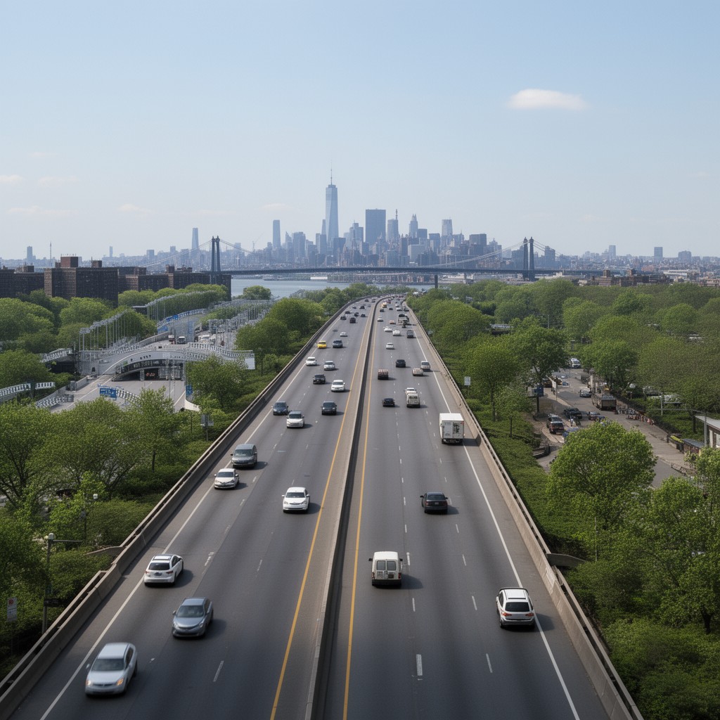 AI-generated illustration of Henry Hudson Parkway