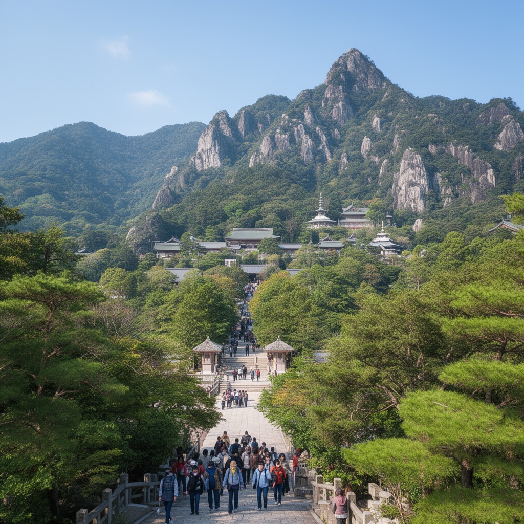 AI-generated illustration of Wakayama Prefecture