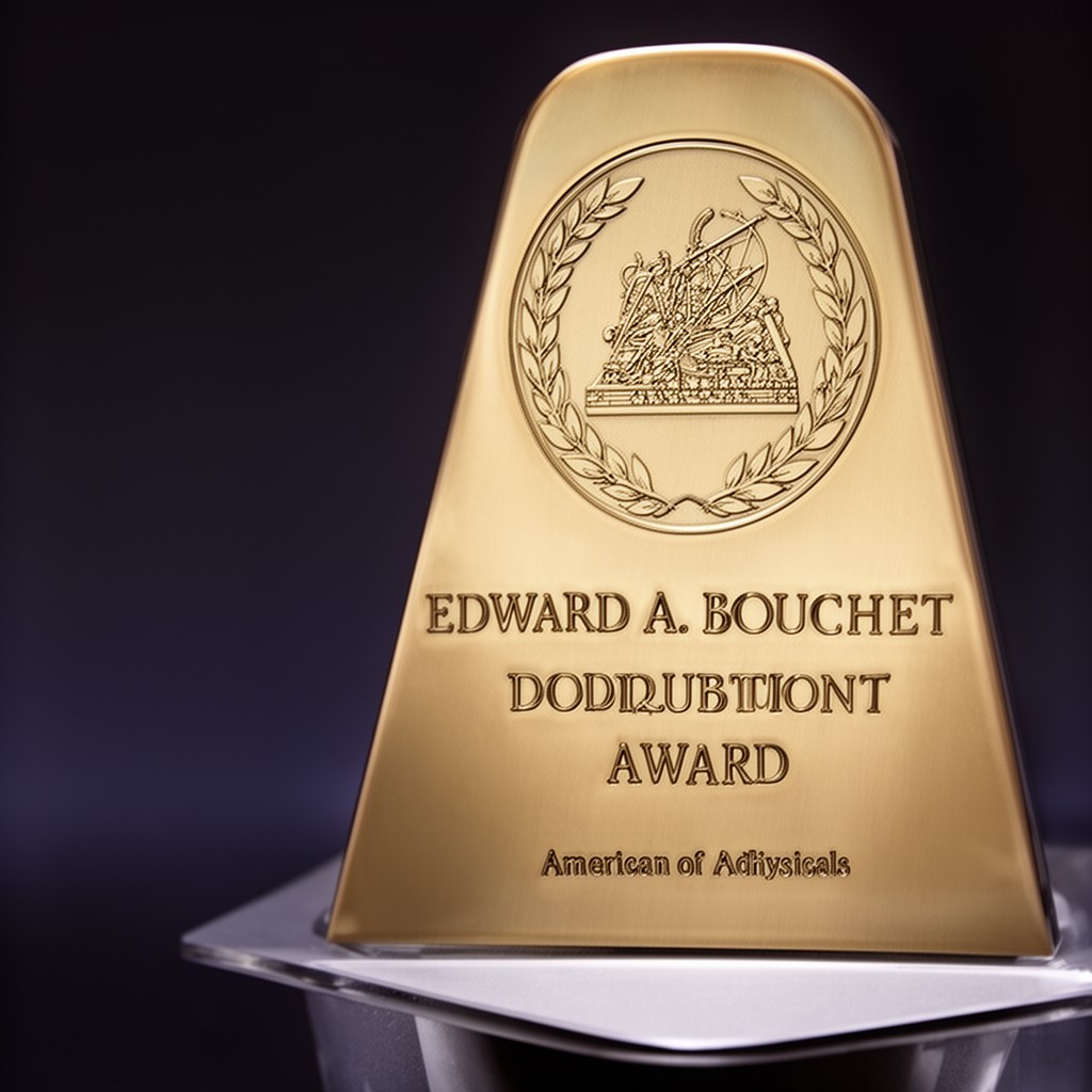 AI-generated illustration of Edward A. Bouchet Award