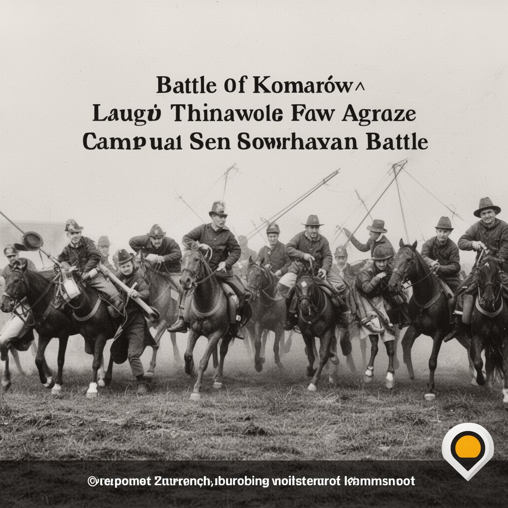 AI-generated illustration of Battle of Komarów