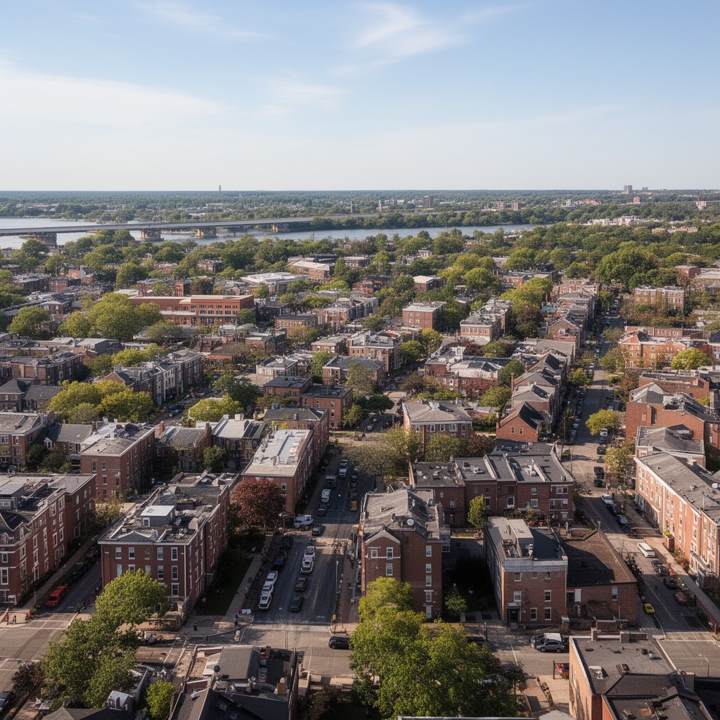 AI-generated illustration of West End