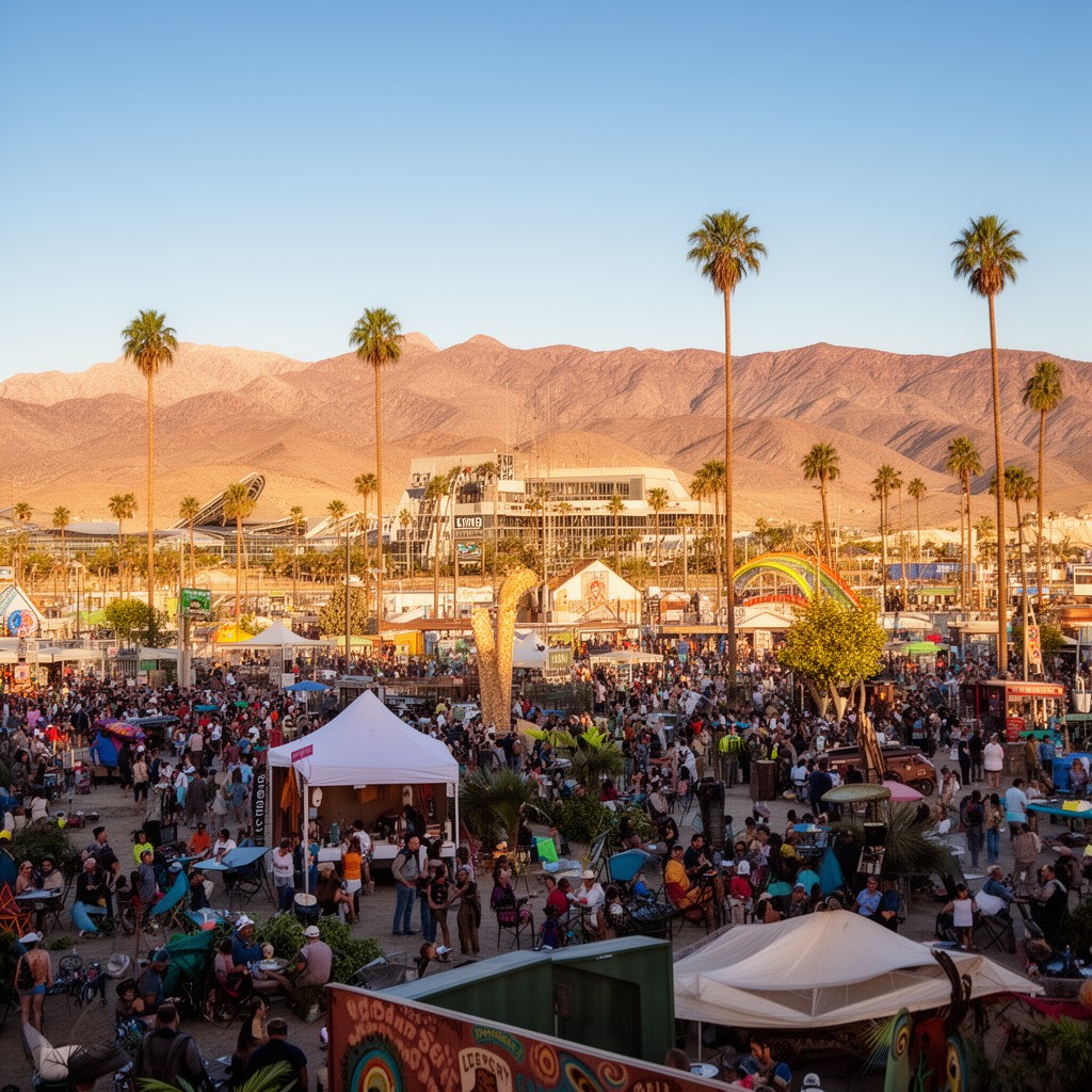 AI-generated illustration of Coachella Valley