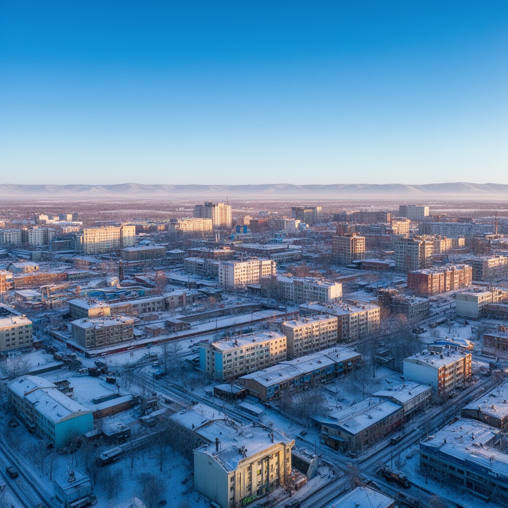 AI-generated illustration of Yakutsk