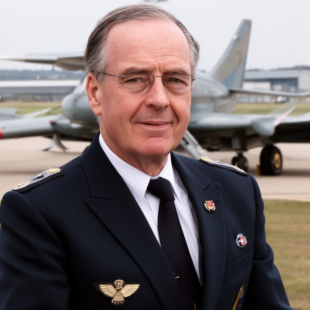 AI-generated illustration of Air Marshal Sir Denis Smallwood
