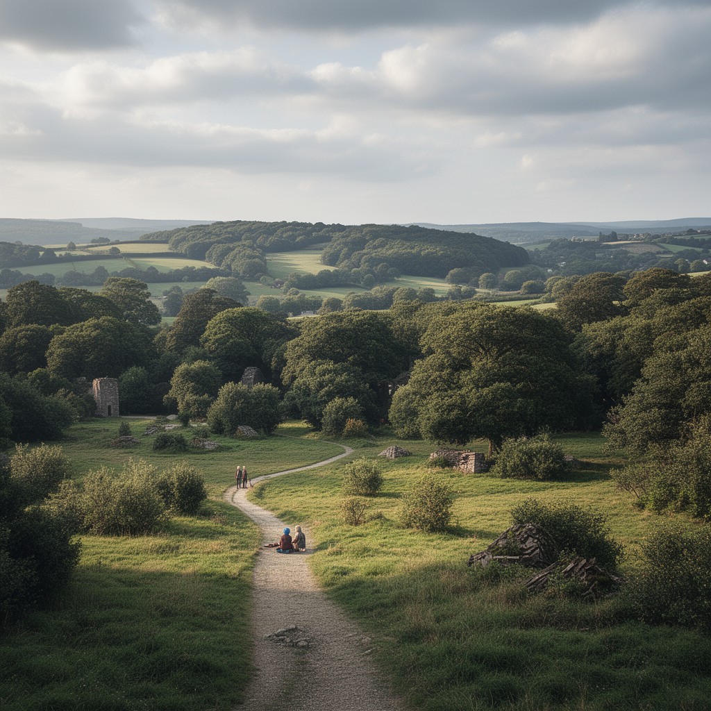 AI-generated illustration of Nottinghamshire