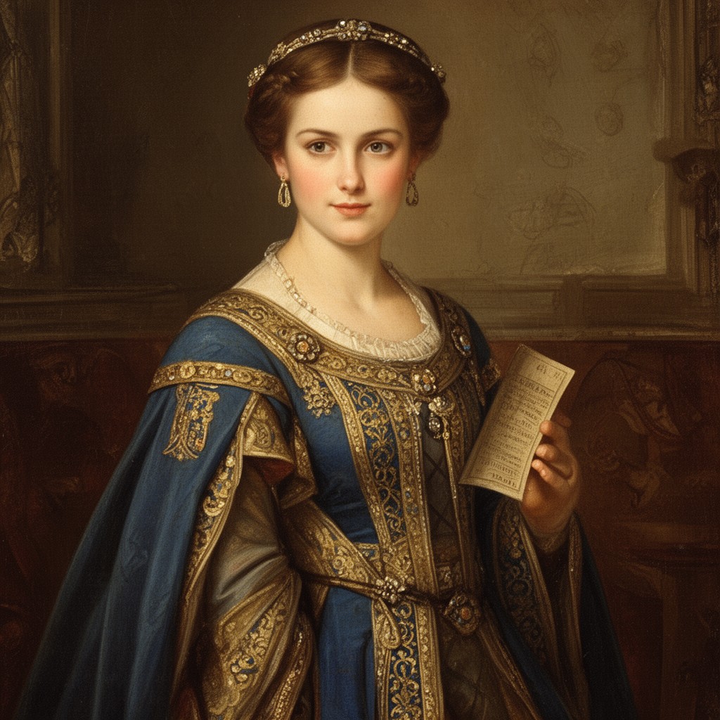 AI-generated illustration of Eleanor of Aquitaine