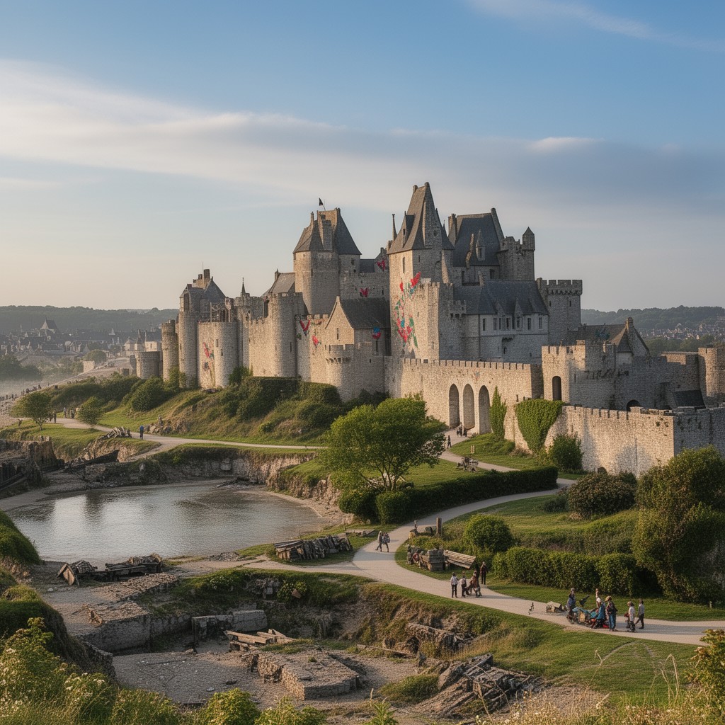 AI-generated illustration of Normandy