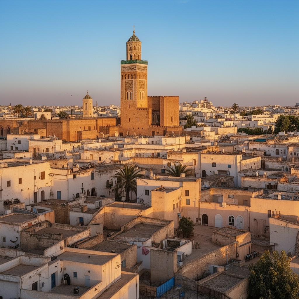 AI-generated illustration of Kairouan