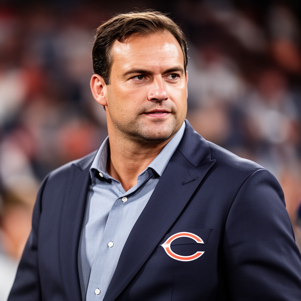 AI-generated illustration of Matt Eberflus