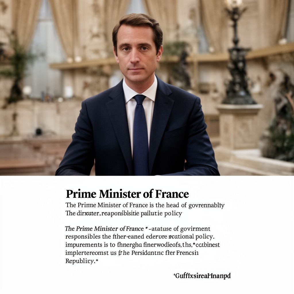 AI-generated illustration of Prime Minister of France