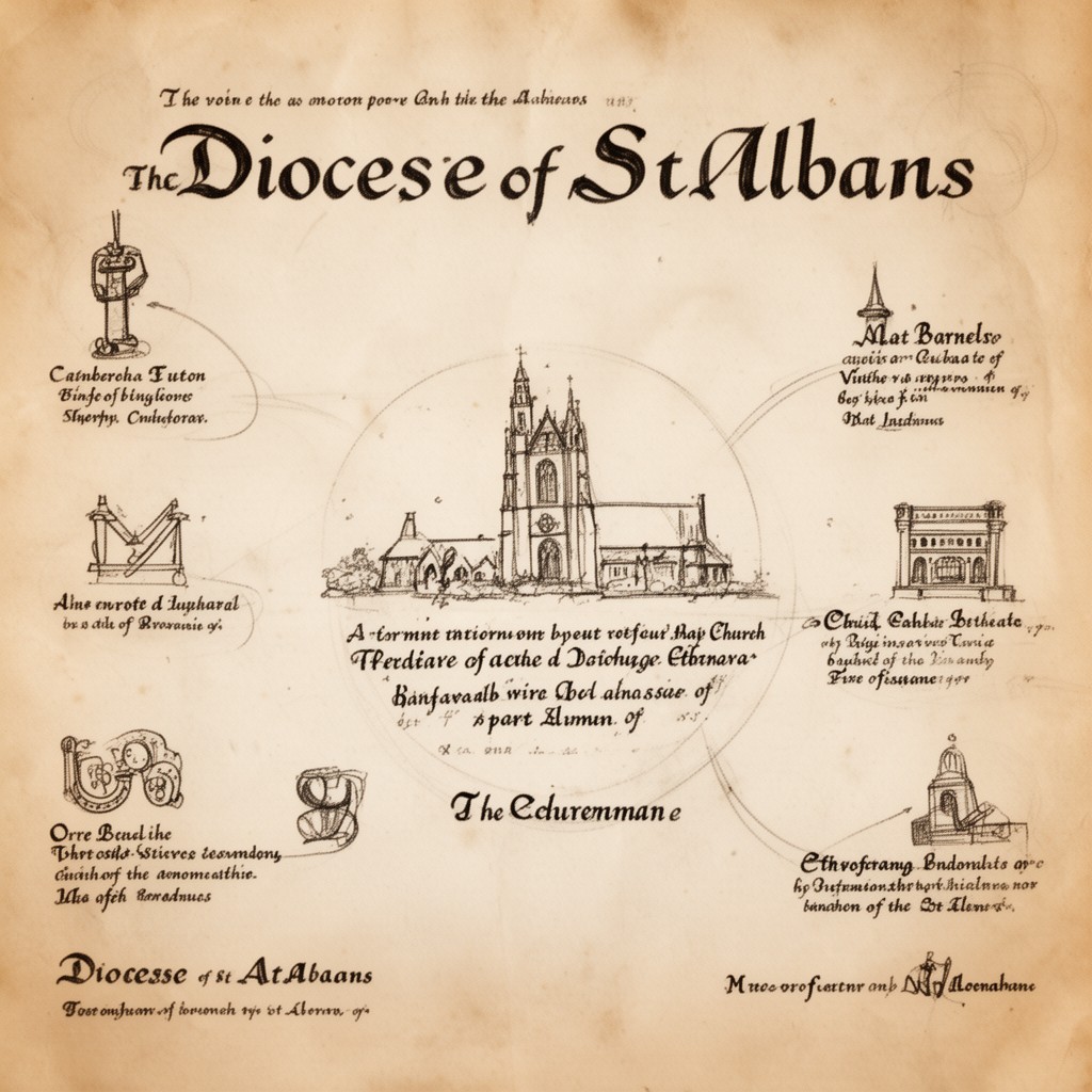 AI-generated illustration of Diocese of St Albans