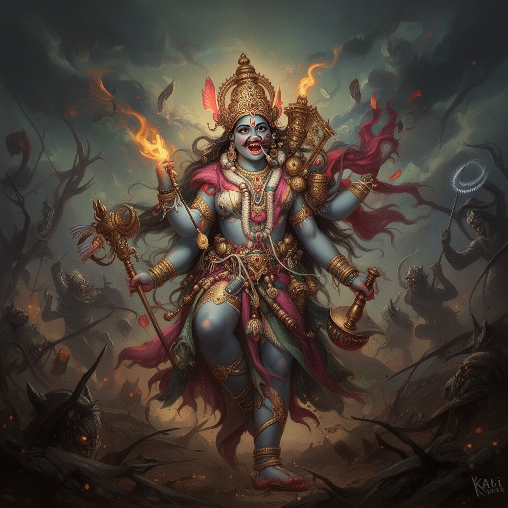 AI-generated illustration of Kali
