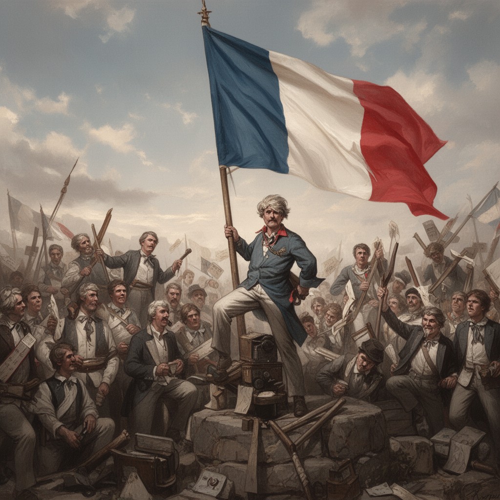 AI-generated illustration of La Marseillaise