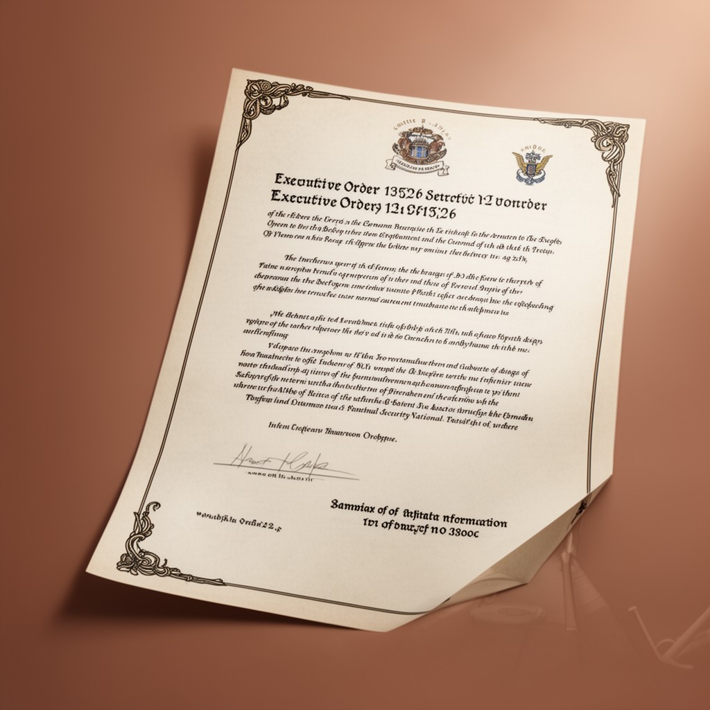 AI-generated illustration of Executive Order 13526