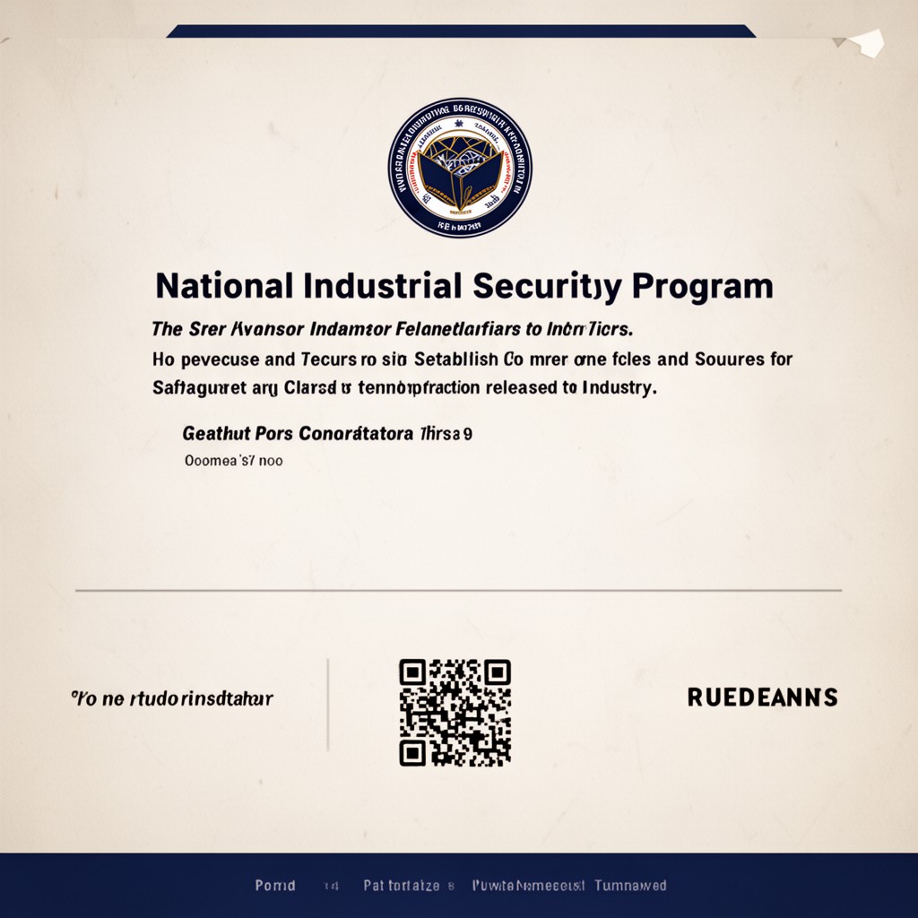 AI-generated illustration of National Industrial Security Program